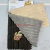 Three pieces of cardstock with embroidered fries, 30*30cm, kitchen cleaning cloth, household stain removal cloth, Bahia Item Picture